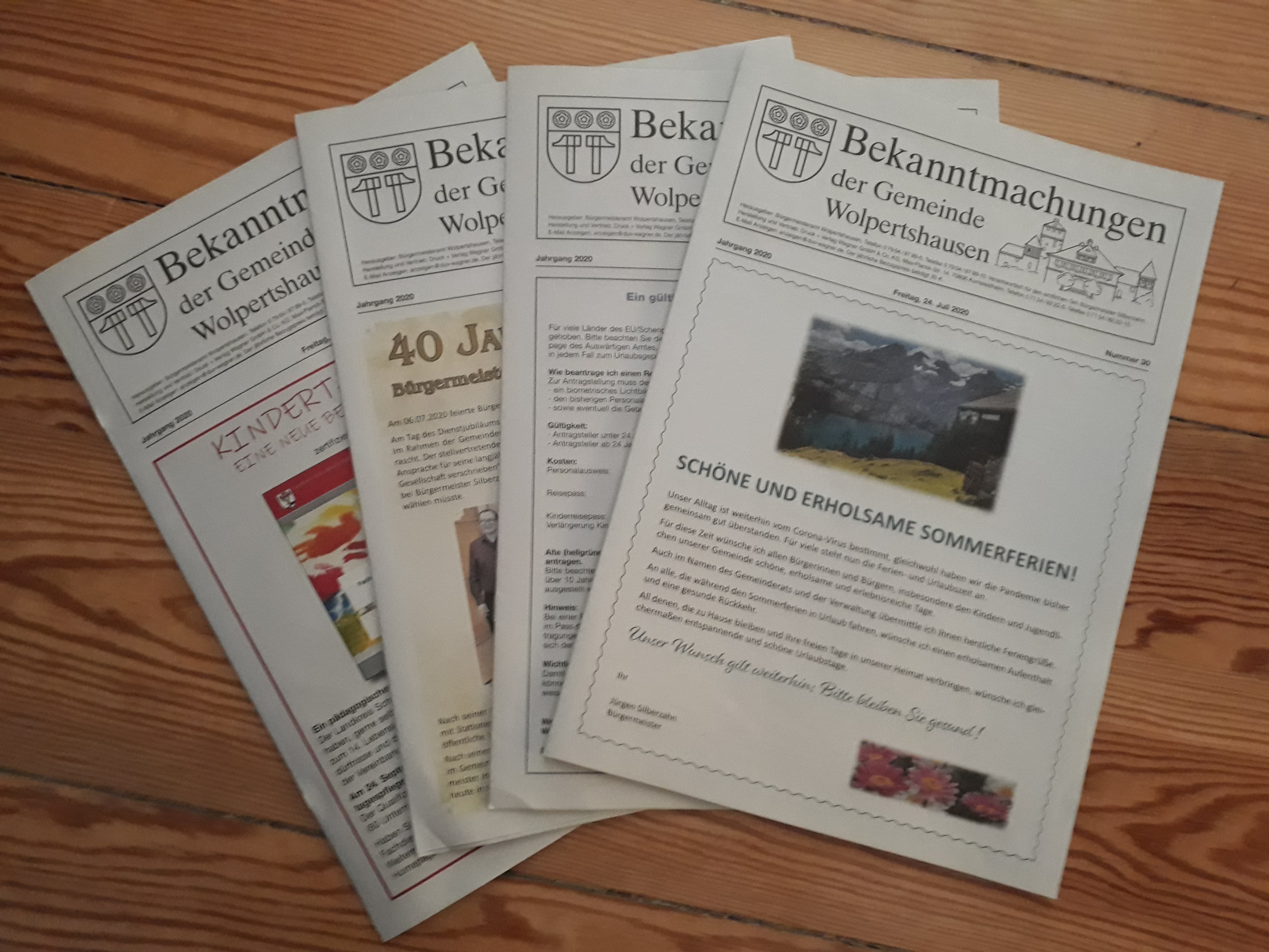 Mitteilungsblatt Wolpertshausen