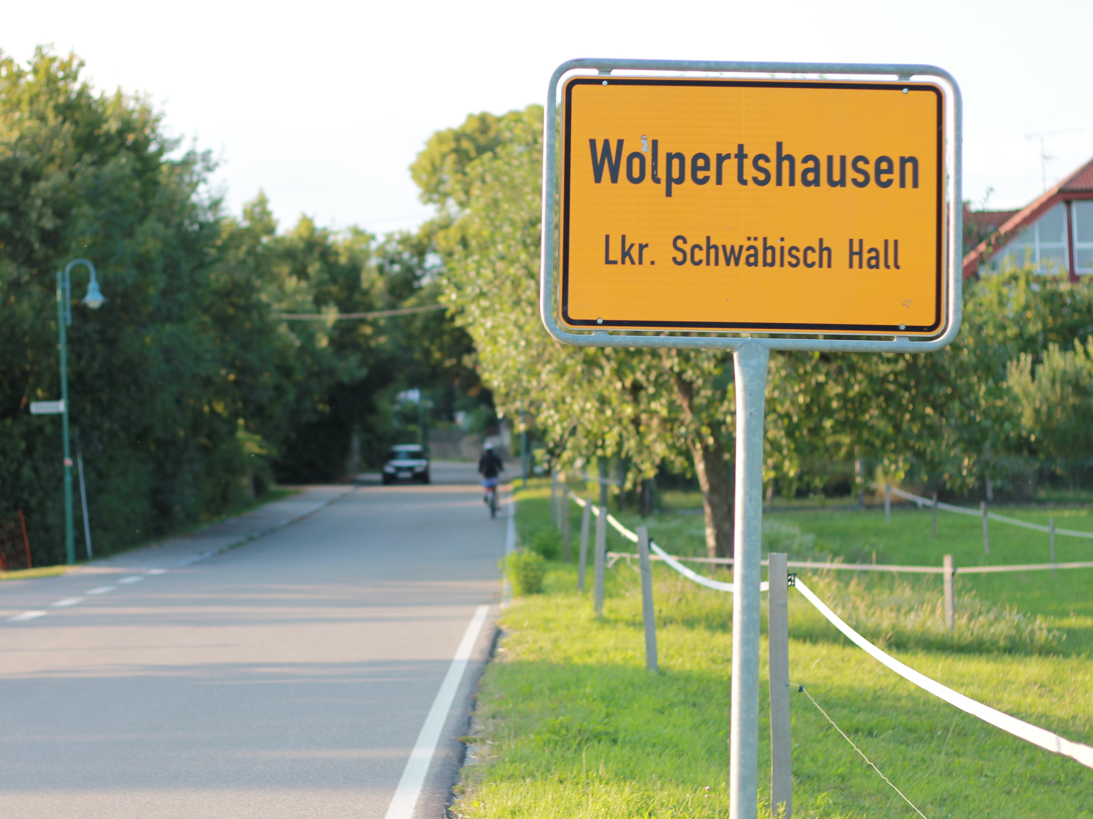 Wolpertshausen Ortseingang
